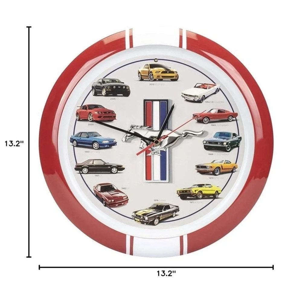 History of Ford‎ Mustang Wall Sound Clock, 13